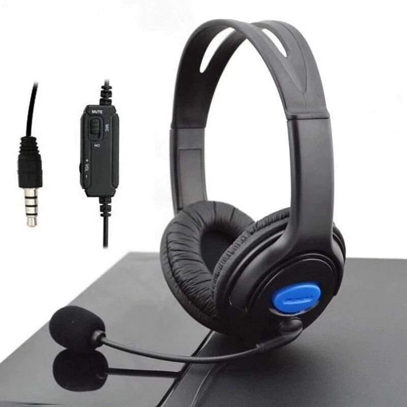 Wired Stereo Bass Surround Gaming Headset For PS4 Xbox One PC NoiseCancelling Mic Perfect For Game 0