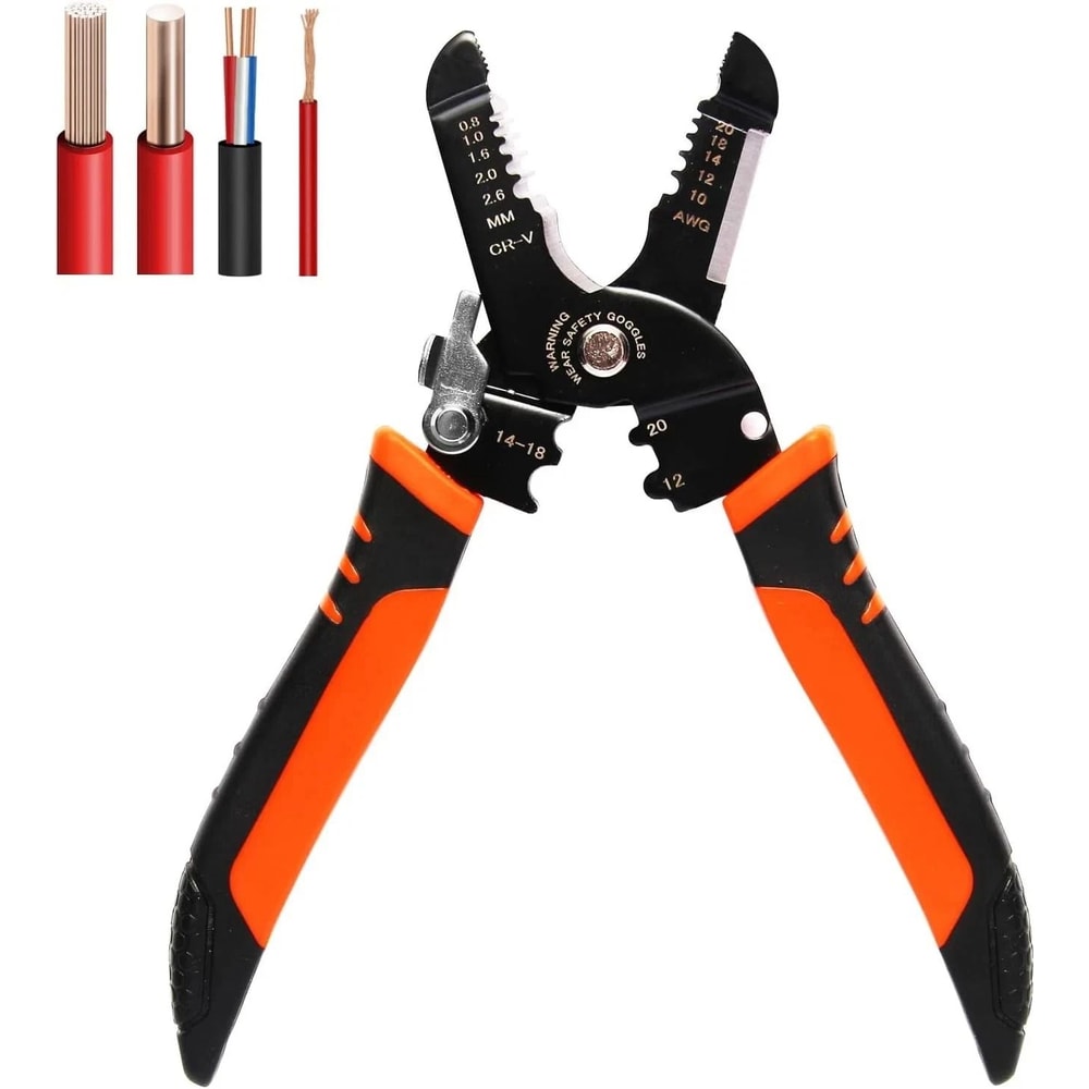 Crimper Cutter Wire Strippers Pliers Tool AWG Electric Wire 0
