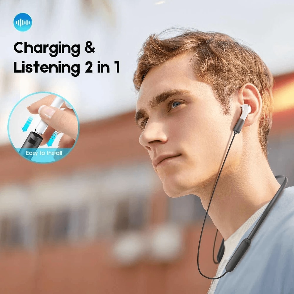 Replacement AirPods Charging Case Power Bank AirPods Neck Strap Portable Charging Solution 1