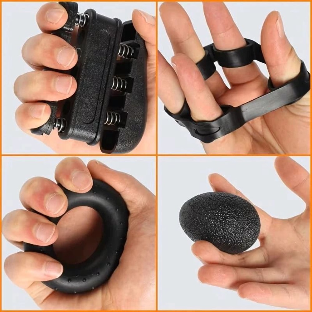 Adjustable 5 In 1 Hand Grip Strength Power Trainer Gripper Strengthener Set For Fitness Rehabilitat 2