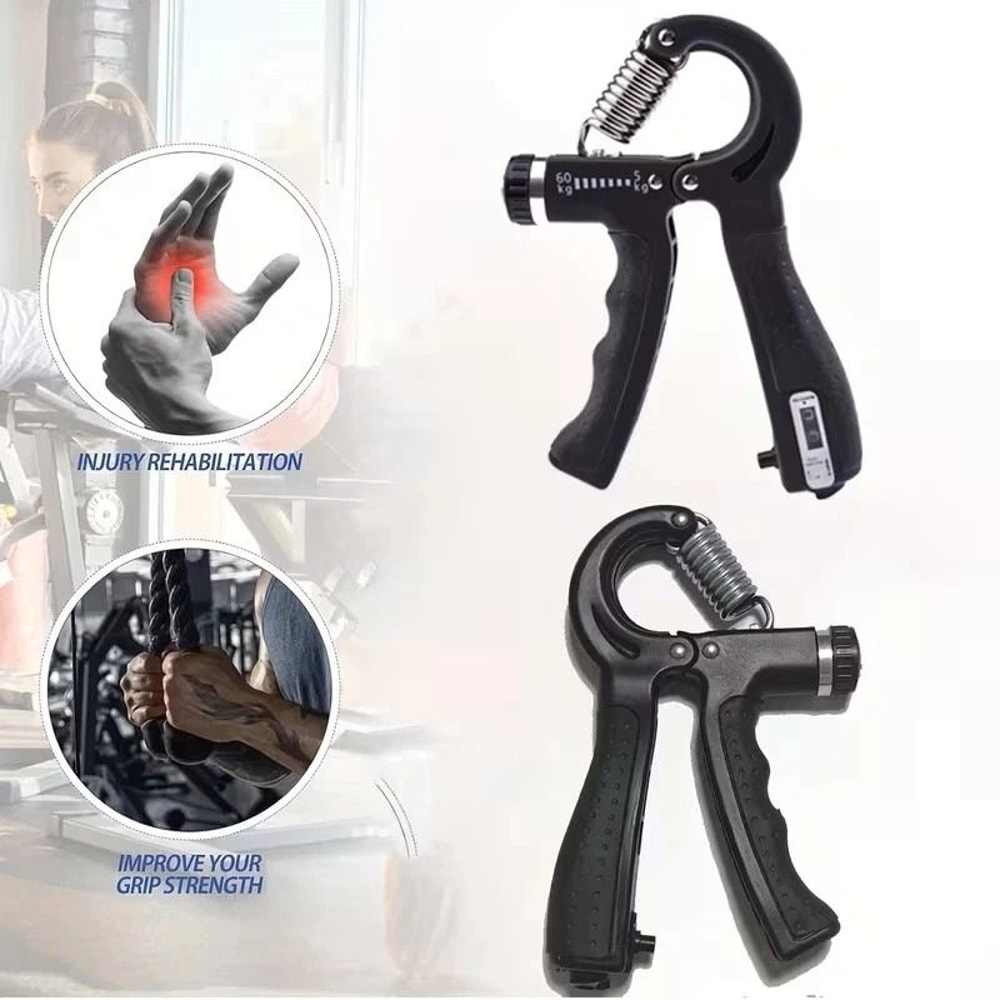 Adjustable 5 In 1 Hand Grip Strength Power Trainer Gripper Strengthener Set For Fitness Rehabilitat 3