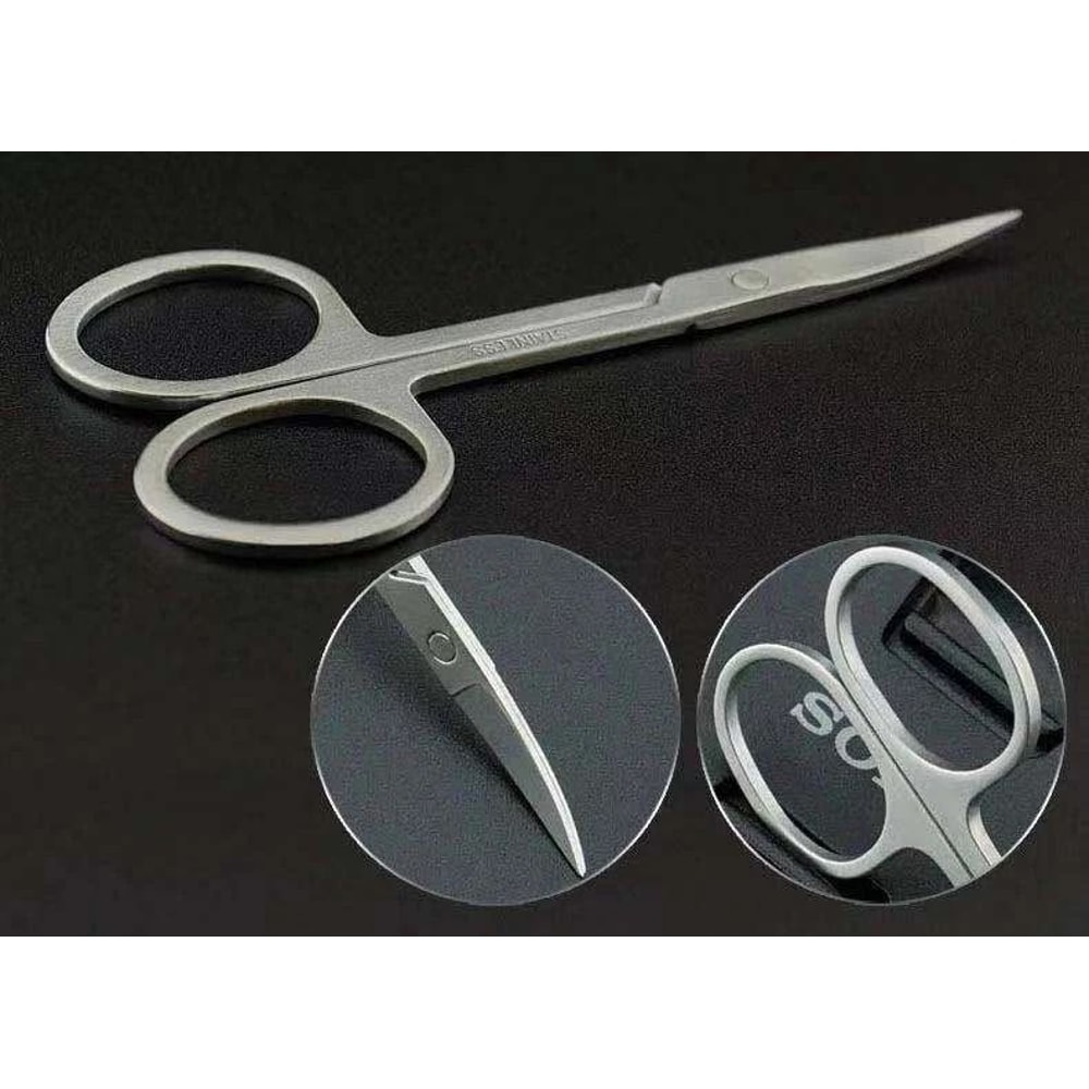 Nail Clippers Cleaner Pedicure Manicure Set Cuticle Grooming Kit Complete Tool Case For Nails 2