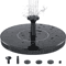 Upgrade Solar Power Bird Bath Fountain Pump Solar Fountain With Nozzles For Garden Pond Outdoor Wat 1