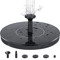 Upgrade Solar Power Bird Bath Fountain Pump Solar Fountain With Nozzles For Garden Pond Outdoor Wat 1