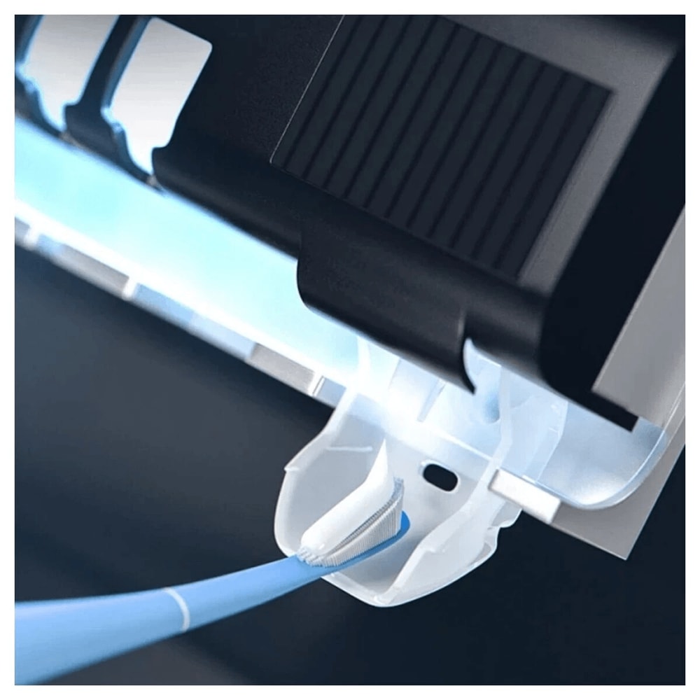 Automatic Toothpaste Dispenser Cleaner UV Light Sterilizer Toothbrush Holder For Fresh GermFree Te 1