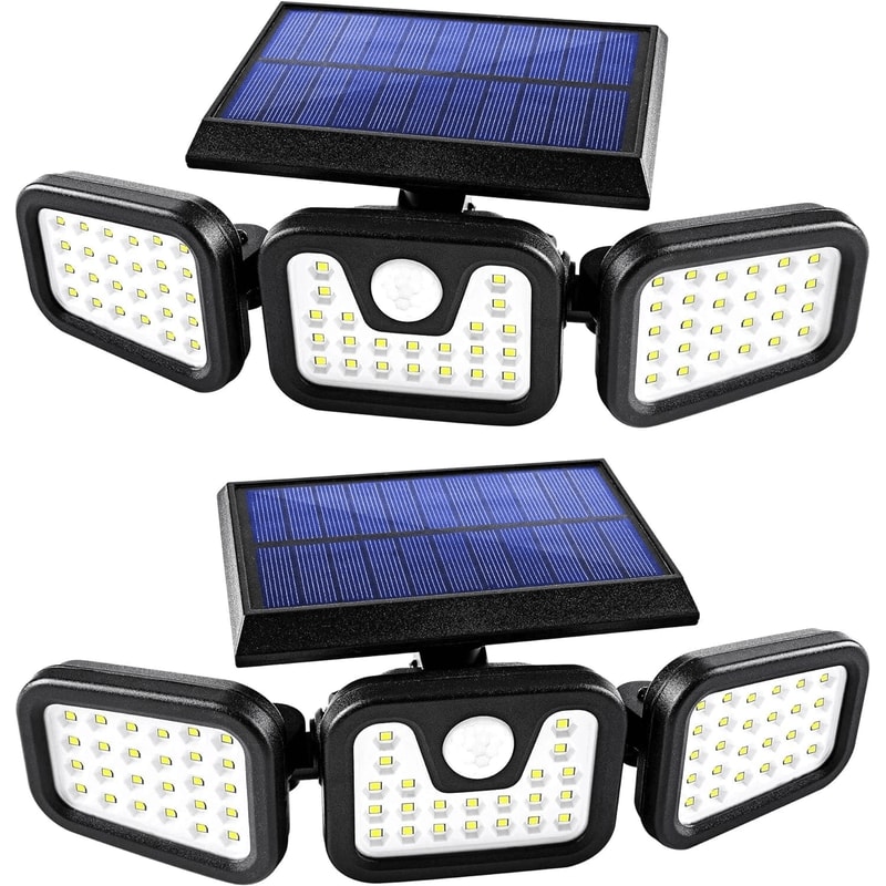 Outdoor LED Motion Sensor Solar Lights Waterproof Security Lamp Ideal For Pathways And Gardens 0