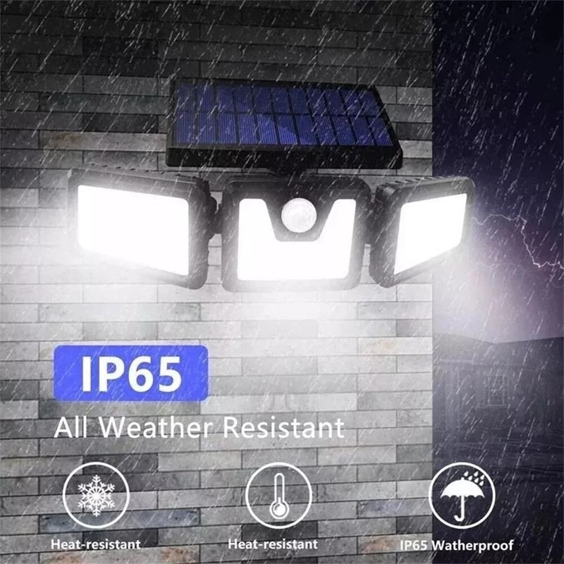 Outdoor LED Motion Sensor Solar Lights Waterproof Security Lamp Ideal For Pathways And Gardens 9