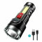 Super Bright Tactical LED Flashlight USB Rechargeable Torch Work Light For Camping Hiking And More 9