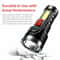 Super Bright Tactical LED Flashlight USB Rechargeable Torch Work Light For Camping Hiking And More 3