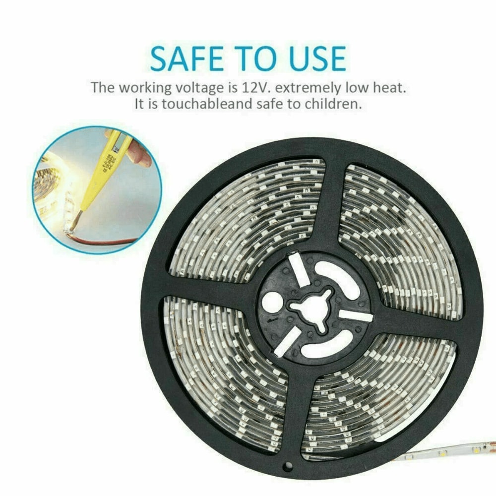 Waterproof Cool White LED SMD Flexible Wire Strip Light Rope Ideal For Home And Garden Lighting 1