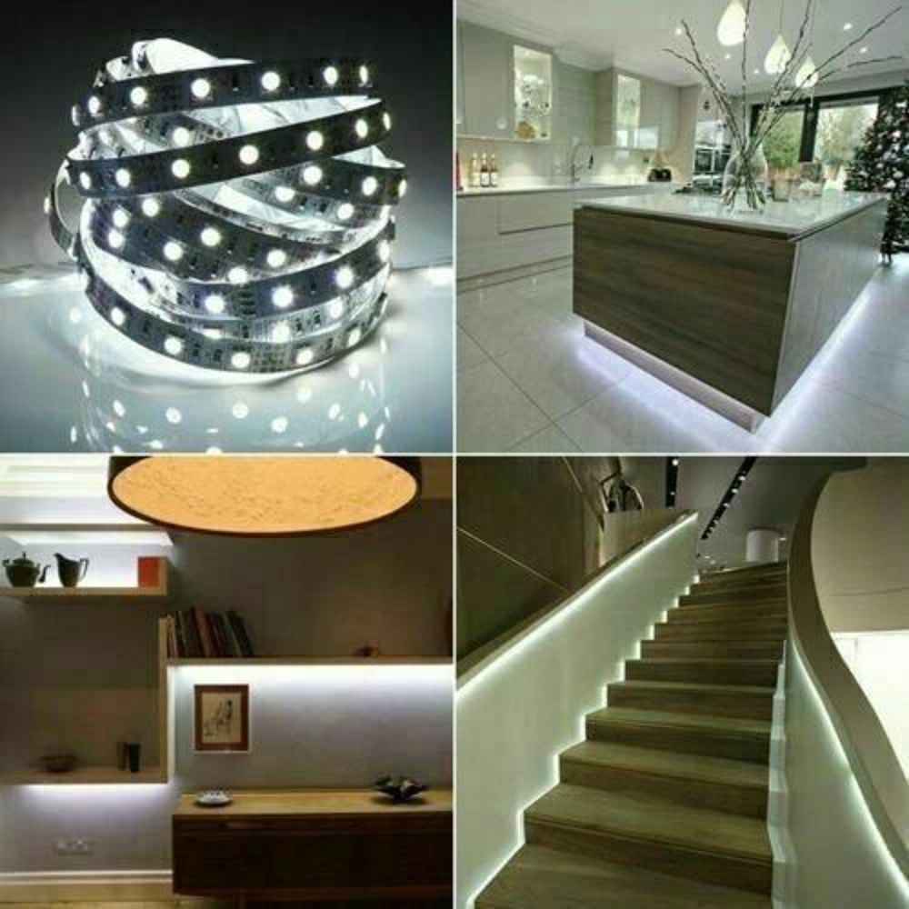 Waterproof Cool White LED SMD Flexible Wire Strip Light Rope Ideal For Home And Garden Lighting 8