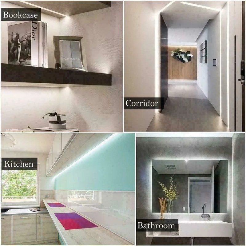 Waterproof Cool White LED SMD Flexible Wire Strip Light Rope Ideal For Home And Garden Lighting 6