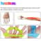 Finger Exerciser Strengthener Set Wrist Forearm Grip Trainer Resistance Bands For Power 3