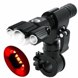 led bicycle headlight, usb rechargeable bike front lamp set, cycling head light for safety and performance