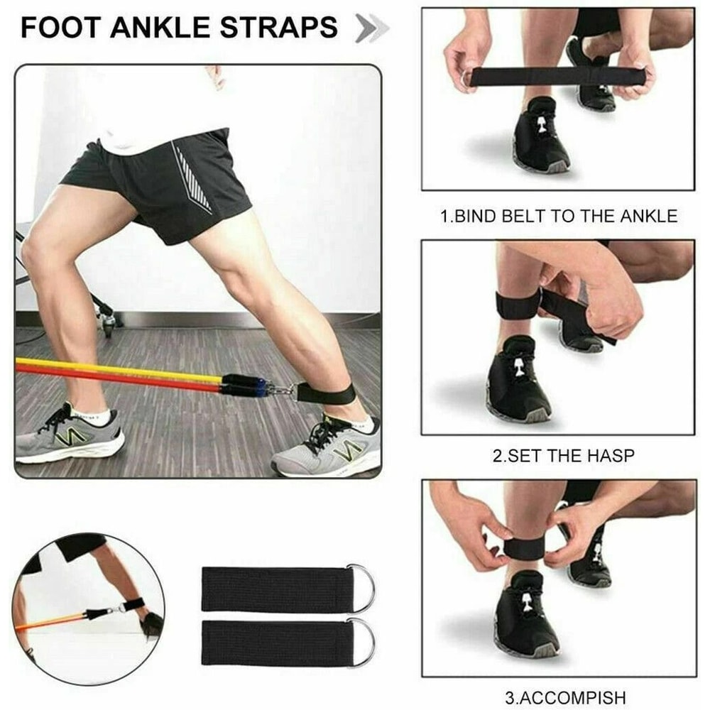 Resistance Bands For Home Workout Exercise Yoga Crossfit Fitness Training Ideal For Full Body Toni 2