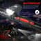 Bicycle Headlight Bike LED USB Rechargeable Front Rear Lamp Waterproof Cycling Light 1