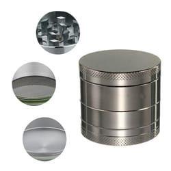 herbal metal chromium alloy grinder, tobacco herb spice crusher, smoke crusher for smooth grinding
