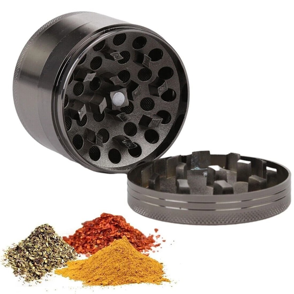 Herbal Metal Chromium Alloy Grinder Tobacco Herb Spice Crusher Smoke Crusher For Smooth Grinding 2
