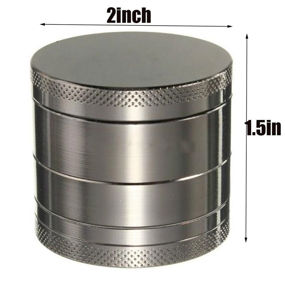 Herbal Metal Chromium Alloy Grinder Tobacco Herb Spice Crusher Smoke Crusher For Smooth Grinding 3