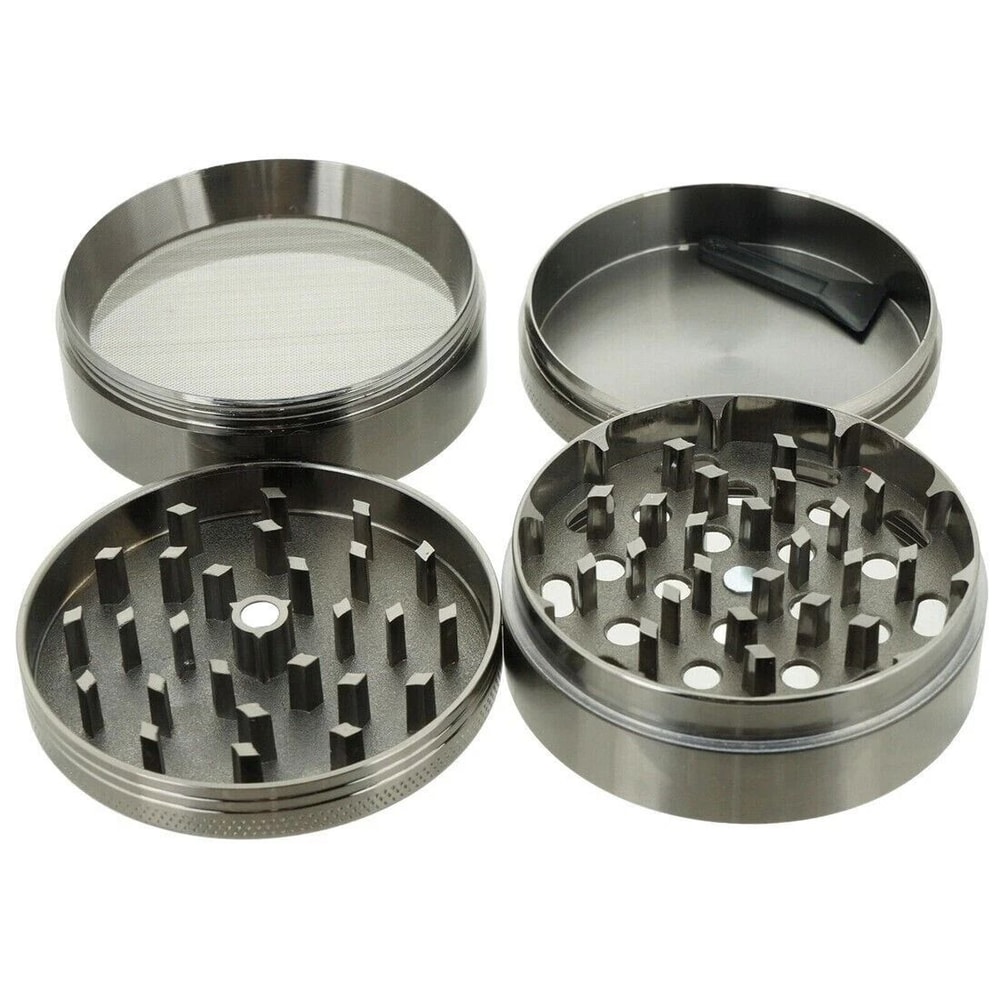 Herbal Metal Chromium Alloy Grinder Tobacco Herb Spice Crusher Smoke Crusher For Smooth Grinding 4