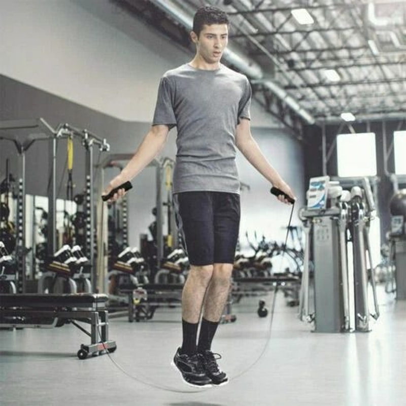 Adjustable Speed Jump Rope For Aerobic Exercise Boxing Bearing System Fitness Skipping Rope 0