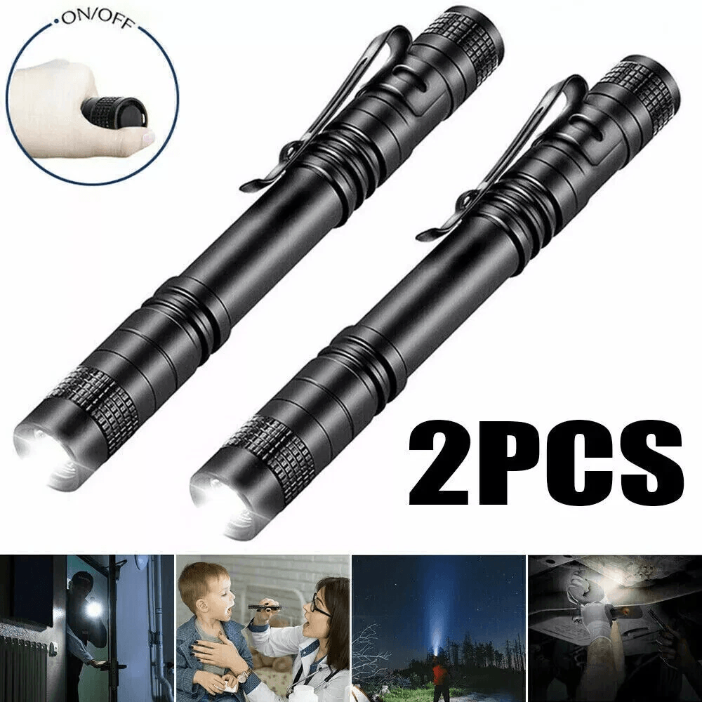 EDC LED Flashlight IPX8 Bright Light AAA Battery Waterproof And Durable 7