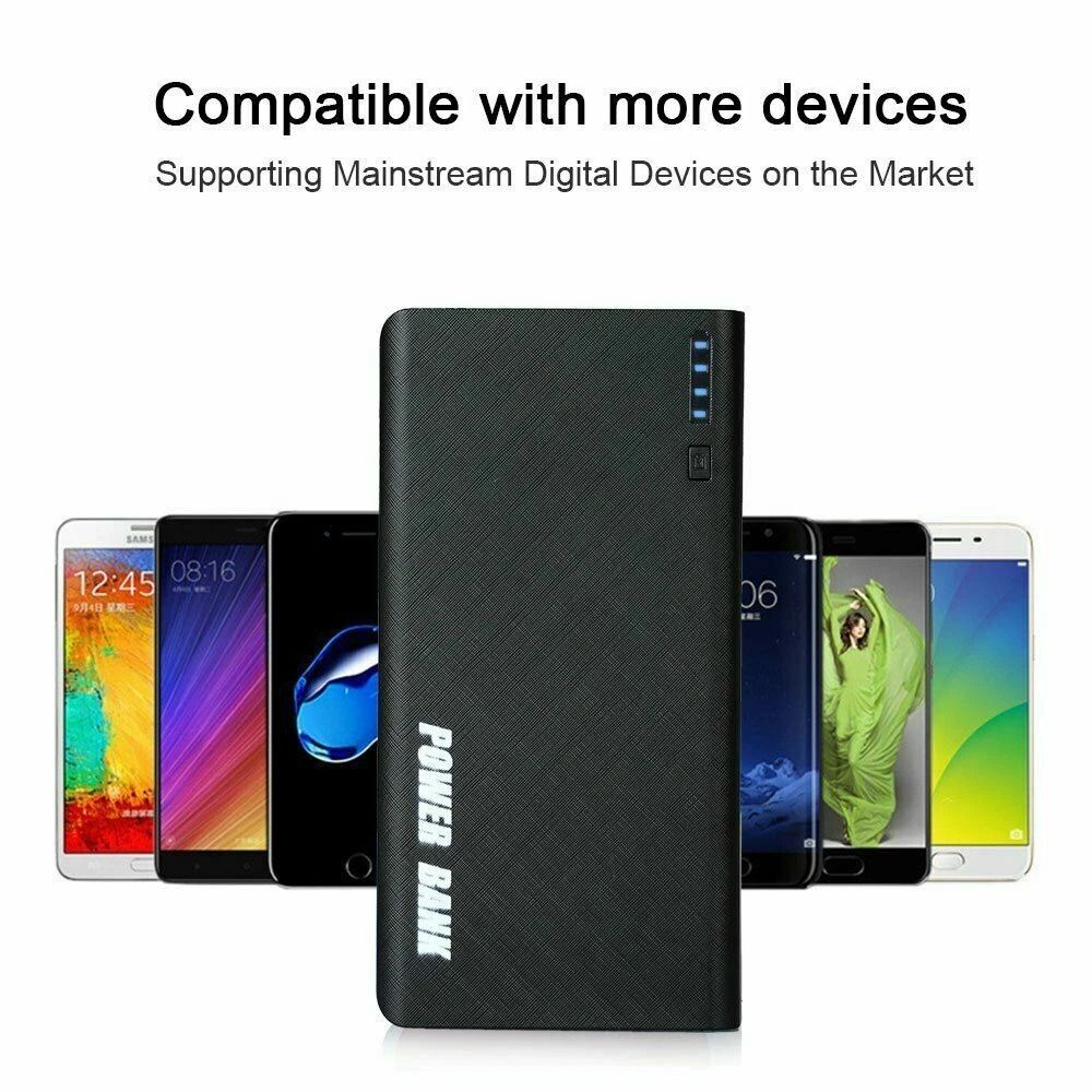 External LED Power Bank USB Portable Backup Battery Pack Fast Charger For Devices 1