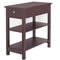 Slim End Table For Living Room Open End Table Narrow Brown Side Table For Bedroom Small Space Stora 4