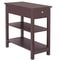 Slim End Table For Living Room Open End Table Narrow Brown Side Table For Bedroom Small Space Stora 6