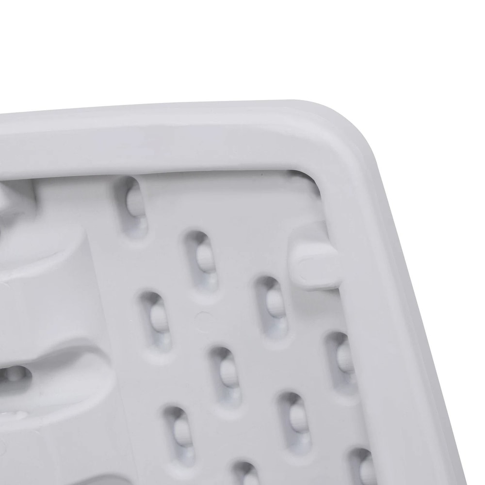 White Adjustable Folding Laptop Table TV Tray Writing Table Card Table Compact Foldable And Conven 5