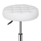 PU Leather Swivel Makeup Stool Adjustable Round Ottoman Vanity Stool Chair 6