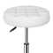 PU Leather Swivel Makeup Stool Adjustable Round Ottoman Vanity Stool Chair 6