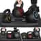 Fitness Strength Kettlebell Set With Storage Rack Perfect For Home Workouts 0