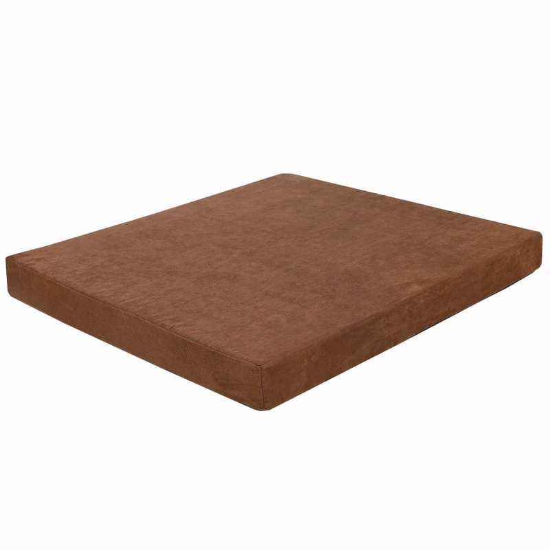 Durable Denim Memory Foam Dog Bed Waterproof Washable Case Blue Pet Bed With Orthopedic Support 6