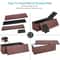 Folding Storage Bench Footrest Stool Toy Chest For Living Room Brown 9
