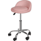Hydraulic Saddle Rolling Chair Adjustable Salon Stool Tattoo Facial Massage Pink 12