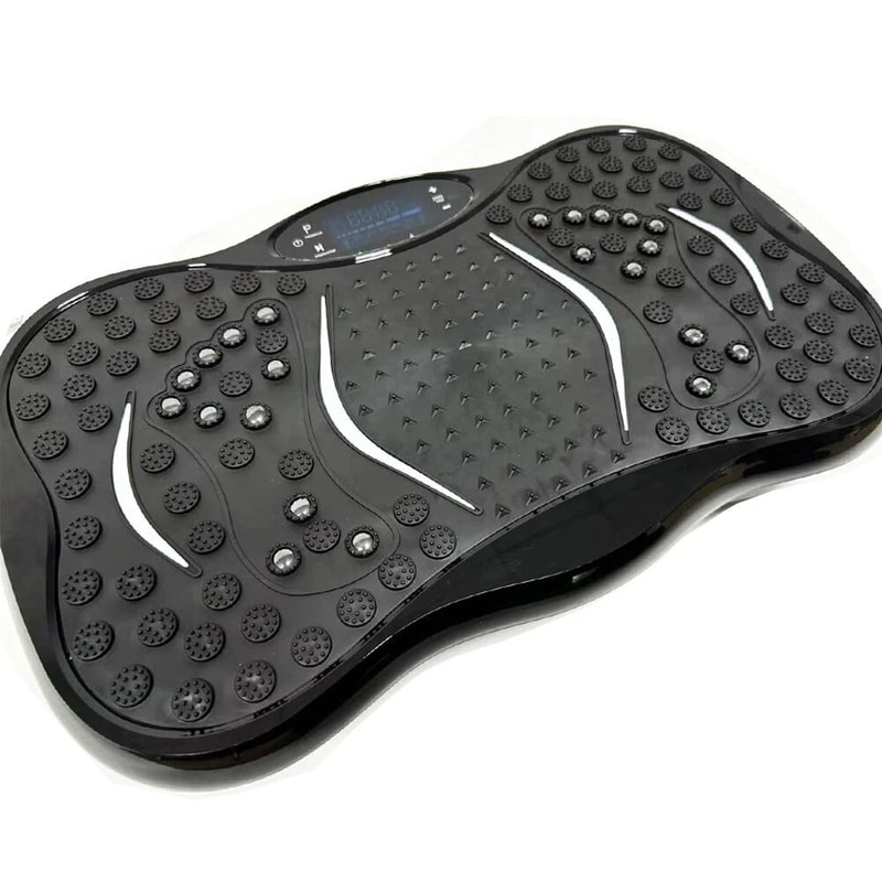 BLACK Vibration Plate Body Exercise Trainer Massage Platform For Home Use Full Body Workout Machine 1