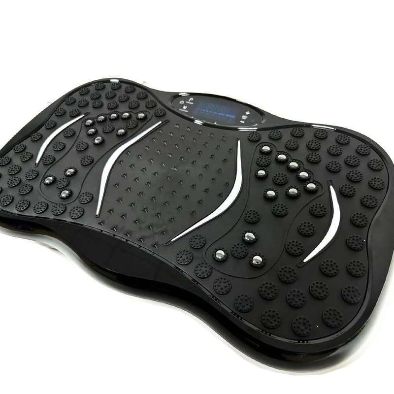 BLACK Vibration Plate Body Exercise Trainer Massage Platform For Home Use Full Body Workout Machine 2