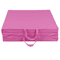 Fitness Exercise TriFold PU Leather Gym Mat Pink Tumbling Arts Workout Mat For Home Use 5