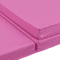 Fitness Exercise TriFold PU Leather Gym Mat Pink Tumbling Arts Workout Mat For Home Use 7