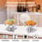 Round Chafing Dish Buffet Set W Glass Lid Lid Holder Perfect For Wedding Parties And Events 6
