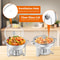 Round Chafing Dish Buffet Set W Glass Lid Lid Holder Perfect For Wedding Parties And Events 7