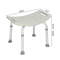 Adjustable Grey Bath Shower Chair Medical Bench For Bathtub 7 Height Stool Seat 7