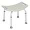 Adjustable Grey Bath Shower Chair Medical Bench For Bathtub 7 Height Stool Seat 10