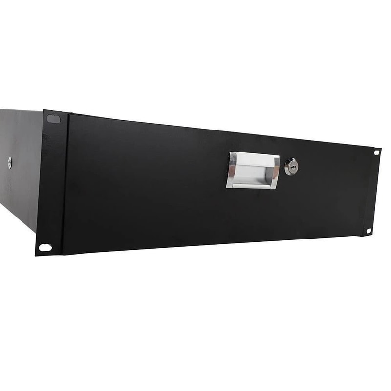 Rack Road Case Equipment Deep Drawer Locking Black Rack Mount DJ For Reliable Equipment Protection 6