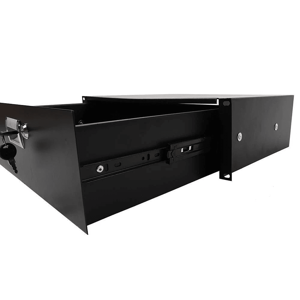 Rack Road Case Equipment Deep Drawer Locking Black Rack Mount DJ For Reliable Equipment Protection 8