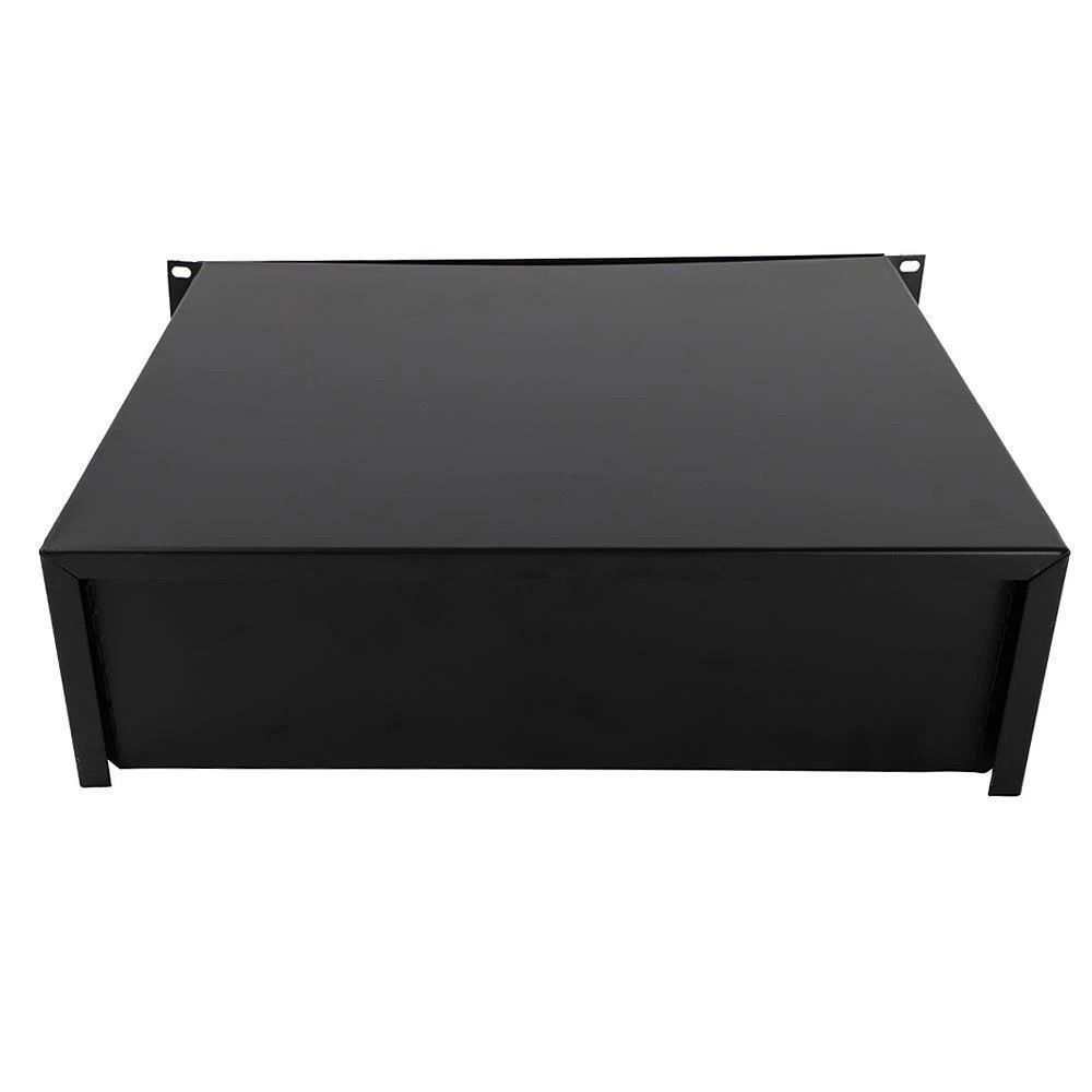 Rack Road Case Equipment Deep Drawer Locking Black Rack Mount DJ For Reliable Equipment Protection 9