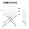 Portable Folding Plastic Table Laptop TV Tray Indoor Camping Table 5