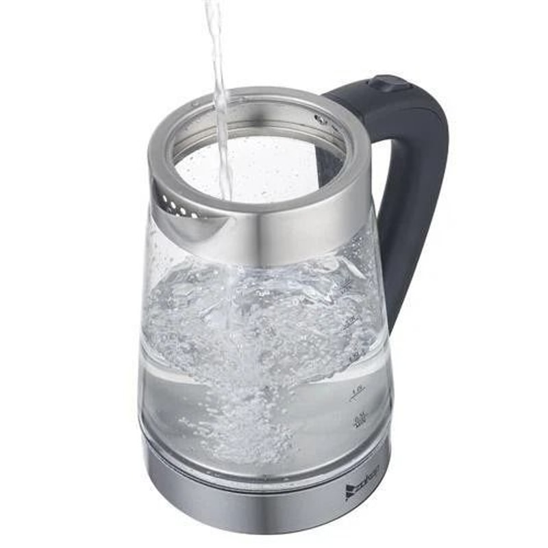 Durable Heating Electric Glass Hot Water Kettle Home Kitchen Essential 6
