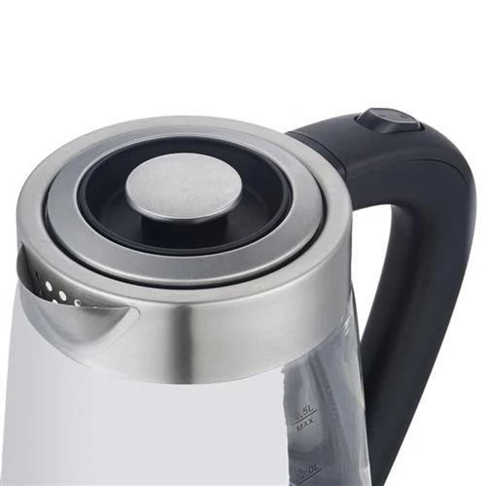 Durable Heating Electric Glass Hot Water Kettle Home Kitchen Essential 10